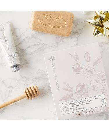 Pre de Provence Honey Almond Gift Set: 150g Soap Bar & 1oz Hand Cream - Buy Online on GoSupps.com