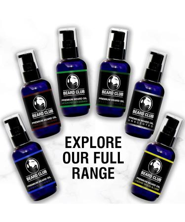 Beard Club Unscented Beard Oil for Men - 100ml Ideal Beard Care & Grooming Product - Buy Online on GoSupps.com