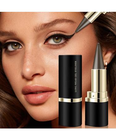 WJnflQN Gel Liner Dark Defines lines waterproof eyeliner Dirtresistant makeup stick for outdoor party night work home daily use travel wedding brown - Buy Online on GoSupps.com