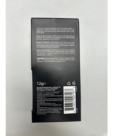 Hair Texture Powder for Volume & Root Lifting - Unisex Styling Solution for All Hair Types 12g - Buy Online on GoSupps.com