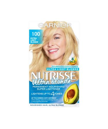 Garnier Number 100 Camomile Extra Light Blonde Nutrisse Truly Blonde Super Lightening Hair Colour 222g
