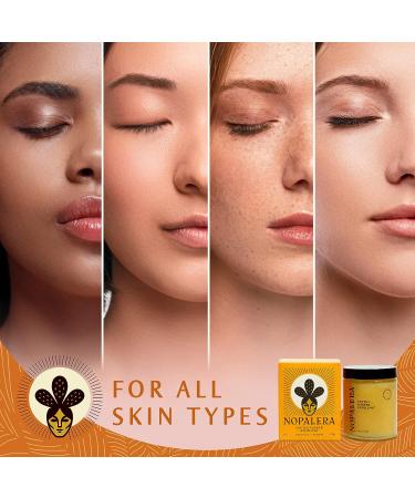Nopalera Cactus Flower & Tangerine Exfoliant Scrub 6 oz - Handmade 3-in-1 Cleanser, Exfoliant, Moisturizer - Vegan & Cruelty-Free - Buy Online on GoSupps.com