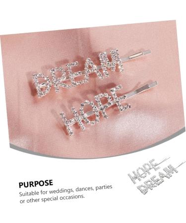 FRCOLOR 3 Pairs Side Clip Hair Barrettes for Women Hair Pin Wedding Tiara Women Barrettes Women Hair Accessories Hair Accessories for Women Wedding Rhinestone Girl Miss Bangs Clip Alloy - Buy Online on GoSupps.com