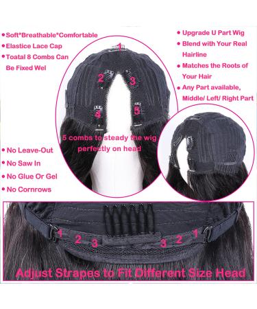 Megalook 20 Curly V Part Wig - 150% Density Human Hair for Black Women, No Glue, No Sew - Buy Online on GoSupps.com