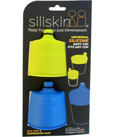 Silicone Sippy Cup Tops - 2 Pack: Universal Spill-Proof Design - Buy Online on GoSupps.com