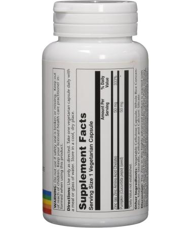 Solaray Zinc Amino Acid Chelate 50mg Vcaps - 100 Count - Buy Online on GoSupps.com