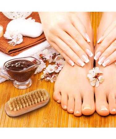 6-Piece Double Sided Wooden Nail Cleaning Brushes for Men, Women, Kids - Nail Scrub Brushes for Manicure/Pedicure Supplies - Buy Online on GoSupps.com