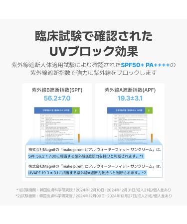MAKE P:REM Hyal Water-Fit Sunscreen, Law-Irritation Hydrating Face & Body Sunscreen, SPF 50+ PA++++, Korean Sunscreen, 3.38 fl.oz., 100ml - Buy Online on GoSupps.com