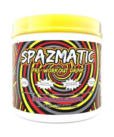 Spazmatic Pre-Workout Powder - 400mgs Caffeine - 6 Grams Pure Citrulline for Muscle Pumps- Fast Acting Focus - 30 Full Servings - All-In-1-Scoop Formula