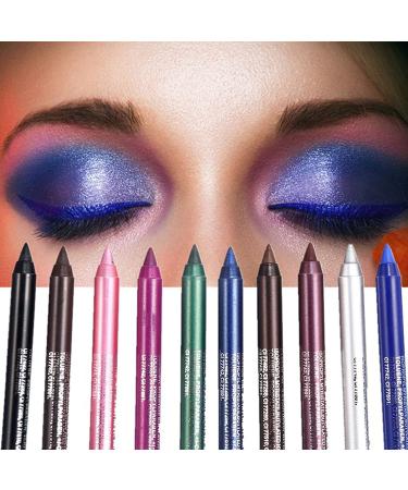 Wismee 10 Colors Eyeliner Pen Set - Professional Pearl Eyeliner Kit for Long Lasting Eye Makeup - Buy Online on GoSupps.com