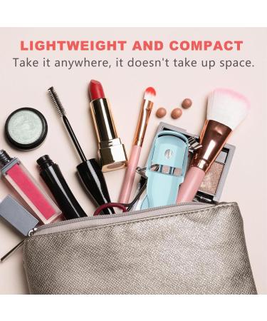 Electric Eyelash Curler 230mah Battery Portable Small Eyelash Curler | Rechargeable Eye Lash Makeup Tool Handheld Eyelash Heated Curler for Most Eye Shapes Blue - Buy Online on GoSupps.com