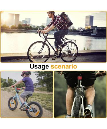 10 STK Bicycle Reflector Set - 8 Cat Eyes Spoke Reflectors & 2 Front Reflectors for Kids MTB Bikes - Enhance Safety & Visibility - Buy Online on GoSupps.com