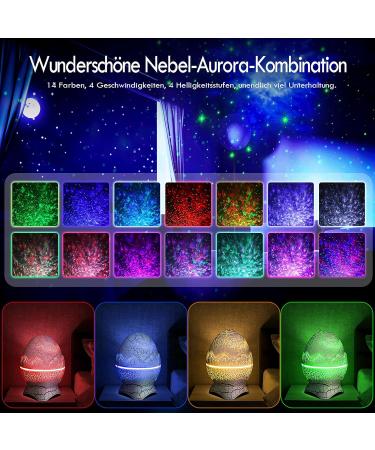 Star Sky Projector with Wireless Music Player | Night Light & Aurora Effect | Remote Control & Timer | Perfect for Adults & Kids Rooms - Buy Online on GoSupps.com