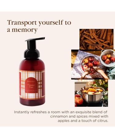 Aromatique Cinnamon Cider Foaming Hand Soap 12 oz Gentle Cleanser with Warm Cinnamon Apple & Citrus Scent Moisturizing Fall Soap Paraben-Free Made in the USA - Buy Online on GoSupps.com