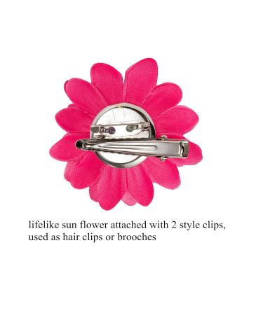 inSowni 25 Pack Hawaiian Wedding Sunflower Daisy Alligator Hair Clips for Women and Girls - Buy Online on GoSupps.com
