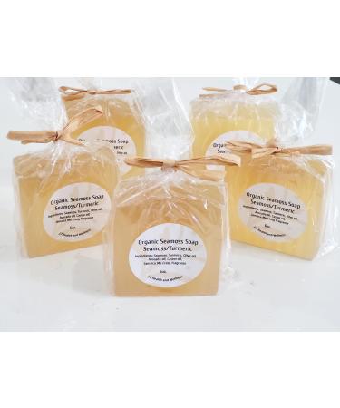 J.T. Health and Wellness Organic Sea Moss Turmeric Soap