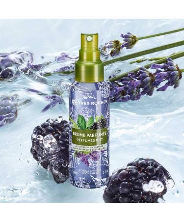 Yves Rocher Les Plaisirs Nature Perfumed Mist Lavandin Blackberry Spray for Body & Hair -100 ml./3.38 fl.oz. - Buy Online on GoSupps.com