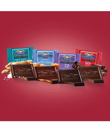 Ghirardelli Dark Assorted Squares XL Bag  14.86 Ounce - Buy Online on GoSupps.com