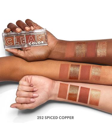 COVERGIRL Clean Fresh Spiced Copper Eyeshadow Palette - Vegan Formula | 4g (0.14 oz) - Buy Online on GoSupps.com