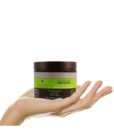 Macadamia Professional Nourishing Repair Hair Masque - 8 FL Oz - Sulfate & Paraben Free - Organic Vegan Hair Care for Moisture & Elasticity - Buy Online on GoSupps.com