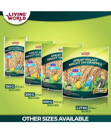 Living World Spray Millet 17.6 Oz - Nutritious Treat for Birds - Buy Online on GoSupps.com