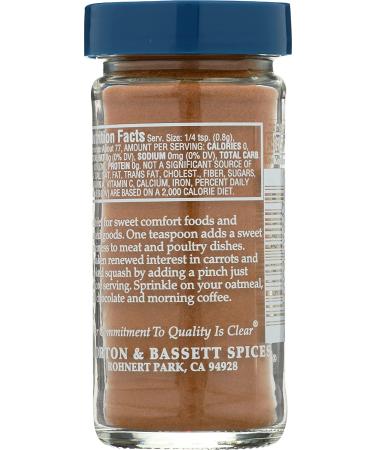 Morton & Bassett Ground Cinnamon - 2.2 oz Jar | Premium Quality Spice - Buy Online on GoSupps.com