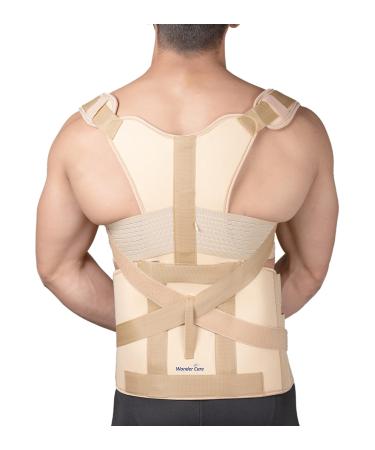 Wonder Care Thoracic Lumbar Posture Corrector Taylor's Brace/Back Support Brace Lordosis Therapy for Scoliosis Hunchback Correction Spine Corrector Back Support and Posture Trainer_Medium - Buy Online on GoSupps.com