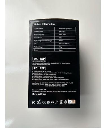 Tmactime 20W Insect Destroyer - 4300V Electric Mosquito Trap with UV Light | Non-Toxic 100m Range | Effective Flying Insect Control - Buy Online on GoSupps.com