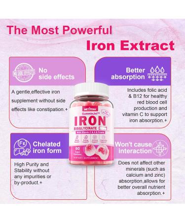 Nextdia Iron Filled Gummies 26mg+ Vitamin B12 Methylcobalamin 10000 mcg Tablets - Buy Online on GoSupps.com