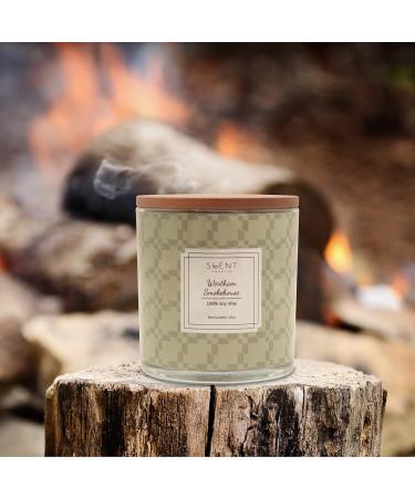 Highly Scented Aromatherapy Candles - Wortham Smokehouse 12oz Natural Soy Wax | 60-70 Hour Burn Time - International Shipping Available - Buy Online on GoSupps.com
