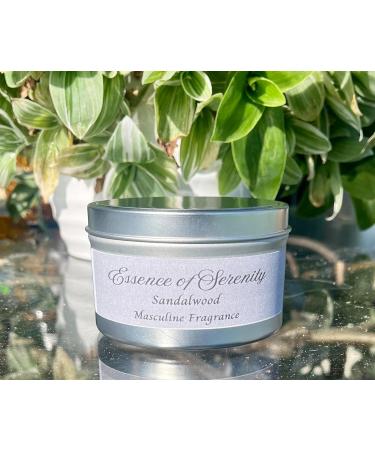 Sandalwood Signature Soy Wax Candle - 8 oz Long Burning Handcrafted in USA | International Shipping - Buy Online on GoSupps.com