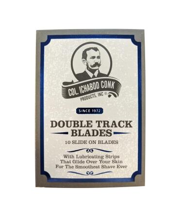 Colonel Ichabod Conk Double Track Blades | Premium Quality Barber Supplies Worldwide Shipping - Buy Online on GoSupps.com
