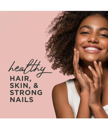 Hair Food Hair Skin and Nails Vitamins - Gluten Free & Vegan with Probiotic Biotin for Hair Growth - 30 Capsules - Buy Online on GoSupps.com