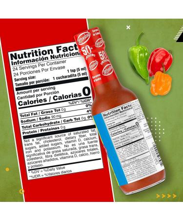 El Yucateco Habanero Red 120ml (Pack 3) / Red Habanero Pepper Hot Sauce Spicy Mexican Salsa Sauce - Buy Online on GoSupps.com