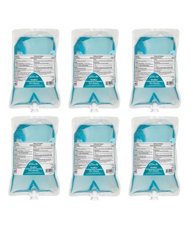 Betco Clario Ultrablue Antibacterial Foaming Skin Cleanser Clean Ocean Scent 1 000 mL Case Of 6