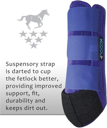 Professional's Choice 2XCOOL Sport Medical Boots - 4-Pack Medium Purple | International Shipping Available - Buy Online on GoSupps.com