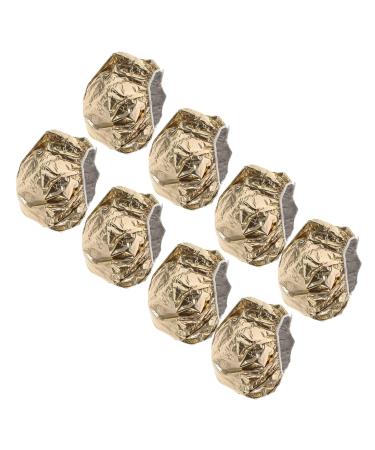Lot de 8 Bonnets de Soin Profond Thermiques en Aluminium Dor Bonnets de Conditionnement Thermique pour Cheveux Capuchons L gers et Respirants Adapt s Salon et Usage Maison