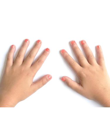 Miss Nella Marshmallow Overload Nail Polish for Kids - Coral Glitter Peel-Off Non-Toxic Water-Based & Odorless - Shop Internationally! - Buy Online on GoSupps.com