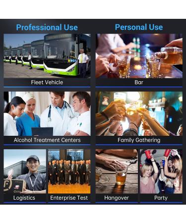ZBK Rechargeable Breathalyzer | Professional-Grade Portable Alcohol Tester for Personal & Professional Use - Buy Online on GoSupps.com