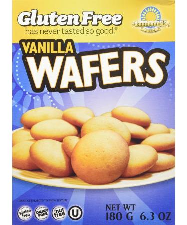 Kinnikinnick Vanilla Wafer Cookies 6.3 Ounces (Pack of 3)