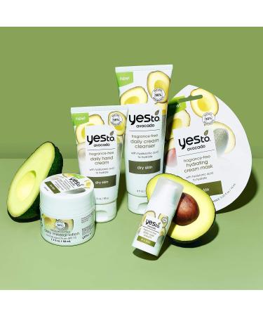 Yes To Avocado Hand Cream | Fast-Absorbing Formula | Omega 3, Hyaluronic Acid, Glycerin | Natural, Vegan, Cruelty-Free | 3 Oz (2 Pack) - Buy Online on GoSupps.com