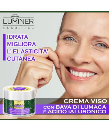 Snail Slime Face Cream 300ml Anti-Wrinkle Face Cream with 70% Snail Slime and Pure Hyaluronic Acid Natural Anti-Sparkle and Anti-Aging Formula with Vitamin C BRIGHTEN - Buy Online on GoSupps.com