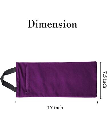 Lotus Design Purple Yoga Sand Bag - Cotton Unfilled for Yoga Weights & Resistance Training - Buy Online on GoSupps.com