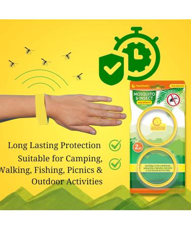 Mosquito Repellent Set: PestShield Mosquito Repellent Wipes 24pk Citronella Mosquito Repellent Patches 18pk and Citronella Mosquito Repellent Bracelet Bands 2pk - Full Protection Kit - Buy Online on GoSupps.com