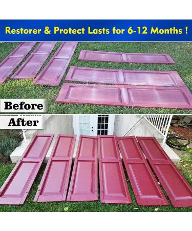 Outdoor Color Restorer 16.5oz - Revive Faded Plastic & Vinyl Shutters Protects from Sun Damage & Oxidation - International Shipping Available - Buy Online on GoSupps.com