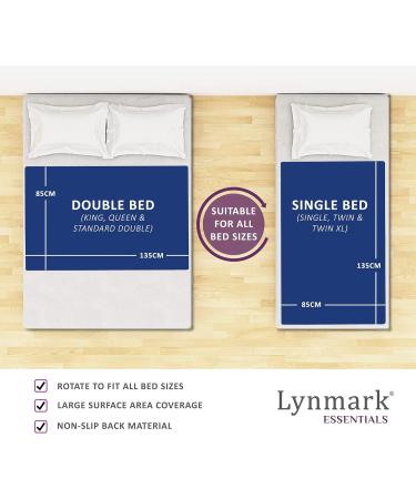 Eco-Tex Certified Protective Film for Double Bed | Non-Slip Absorbent 2L Bed Sheet for Incontinence & Bedwetting Navy Blue - Buy Online on GoSupps.com