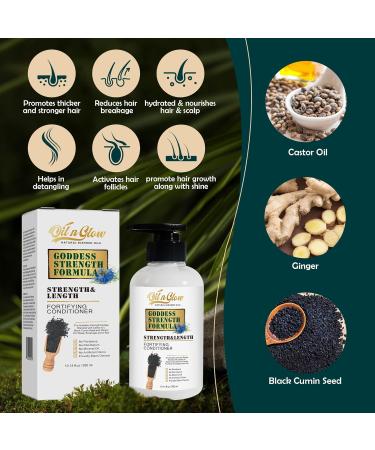 Organic Hair Growth Conditioner | Strengthening & Moisturizing | Fragrance-Free | 10 Fl. Oz | For Hair Loss & Thinning - Men & Women - International Shipping Available - Buy Online on GoSupps.com