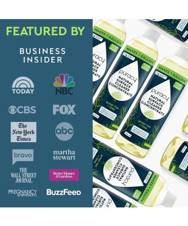Puracy 99.9% Natural All Purpose Cleaner Concentrate - 128oz Multi-Purpose Cleaner - Green Tea & Lime - Ideal for Kitchen & Bathroom Cleaning - Eco-Friendly Cleaning Supplies - Buy Online on GoSupps.com