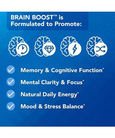 Vital Plan Brain Boost Supplement by Dr. Bill Rawls | Brain Boosting Capsules with Lions Mane, Cats Claw, Bacopa, Sensoril Ashwagandha, & Ginkgo Biloba - Buy Online on GoSupps.com