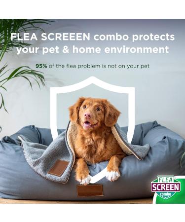 FLEA SCREEN Combo for Medium Dogs (3 Pipettes) - 12 Weeks Protection from Fleas, Eggs & Ticks - Effective Flea Treatment (10-20kg) - Buy Online on GoSupps.com